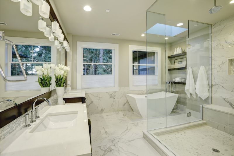 Finished Bathroom with Elegant Design